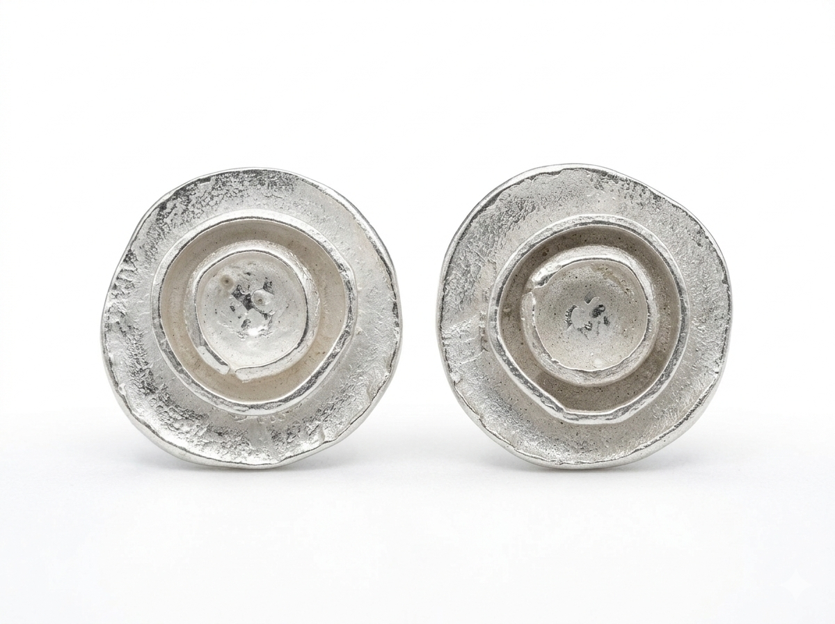 Pendientes Rosae redondo pequeño