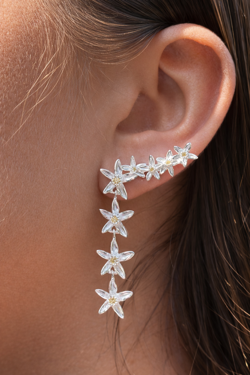 Pendientes Azahar largos