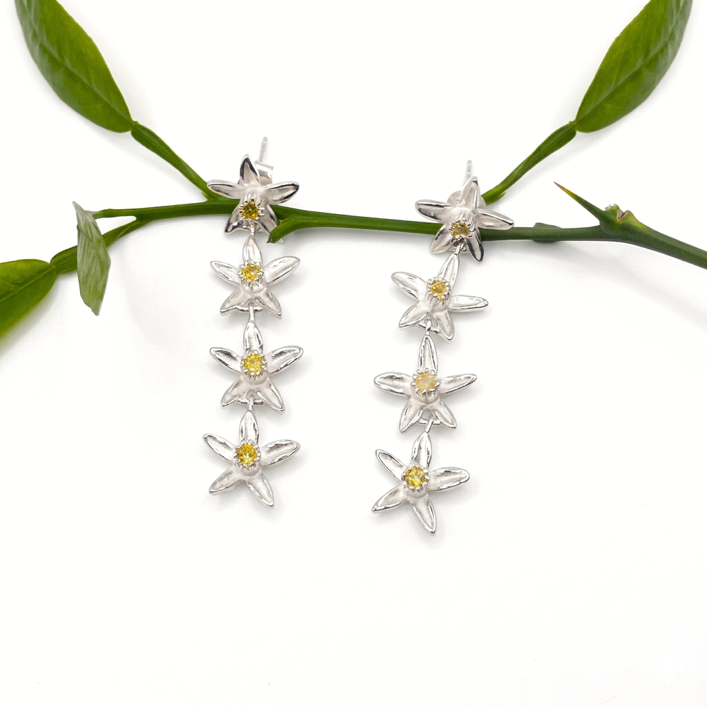 Pendientes Azahar largos