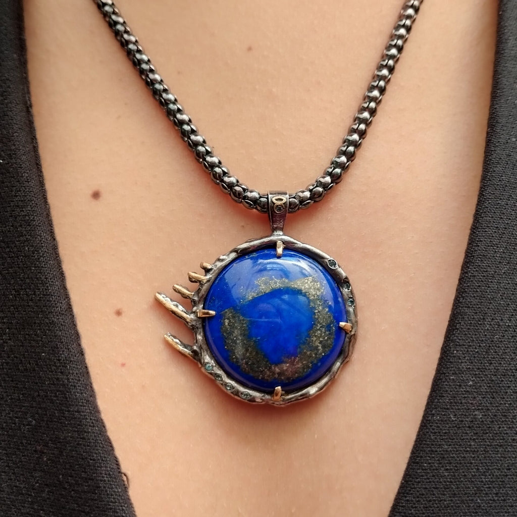 COLGANTE HEFESTO LAPISLÁZULI