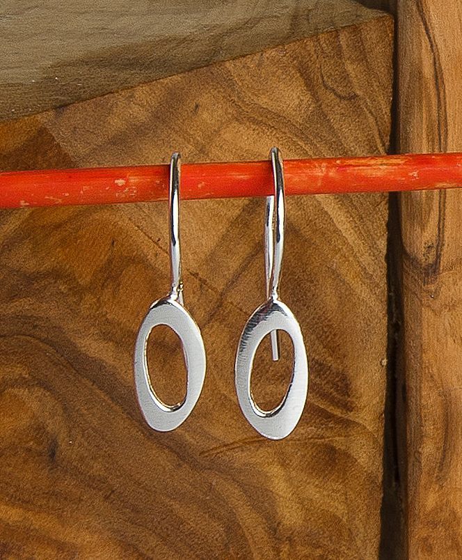 Pendientes Oide oval pequeño