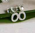 Pendientes Minimal oval pequeño