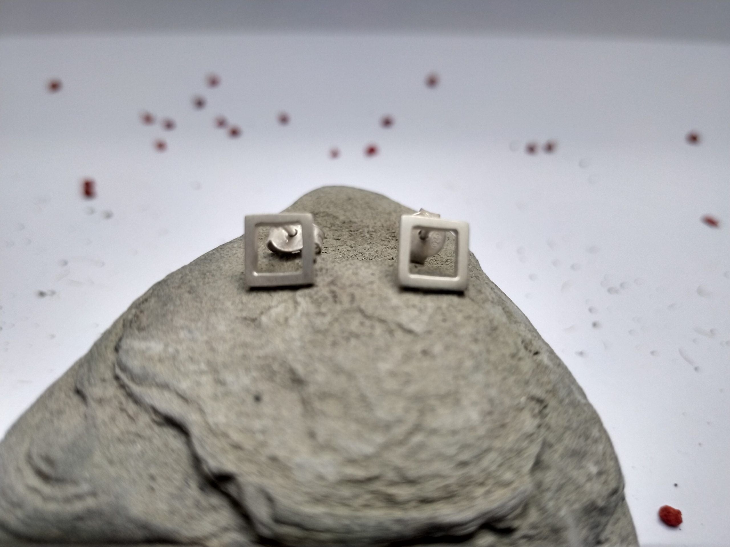 Pendientes Minimal cuadrado mediano