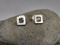 Pendientes Minimal cuadrado pequeño
