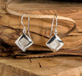 Pendientes Facies cuadrado pequeño