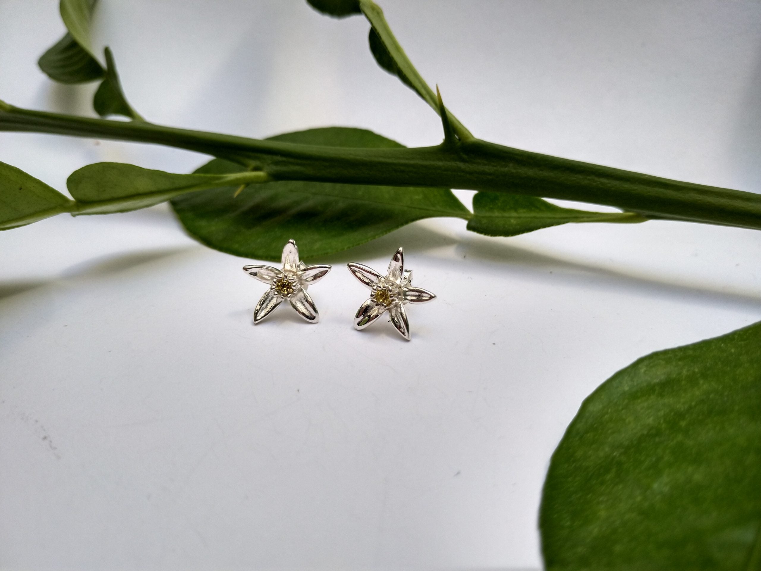 Pendientes Azahar medianos