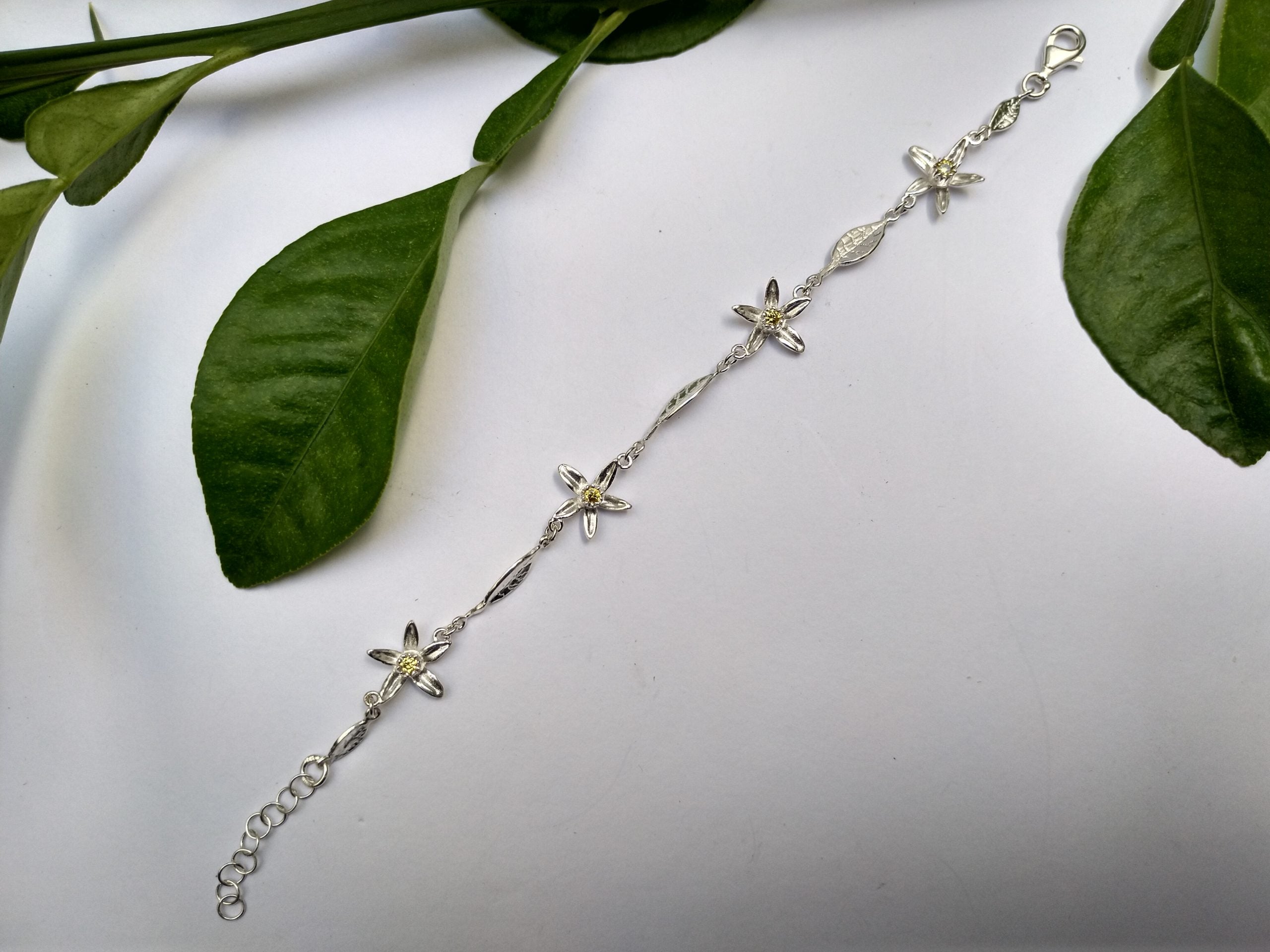 Pulsera Azahar hojas