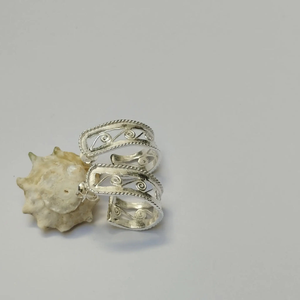 Pendientes Etrusca espiral