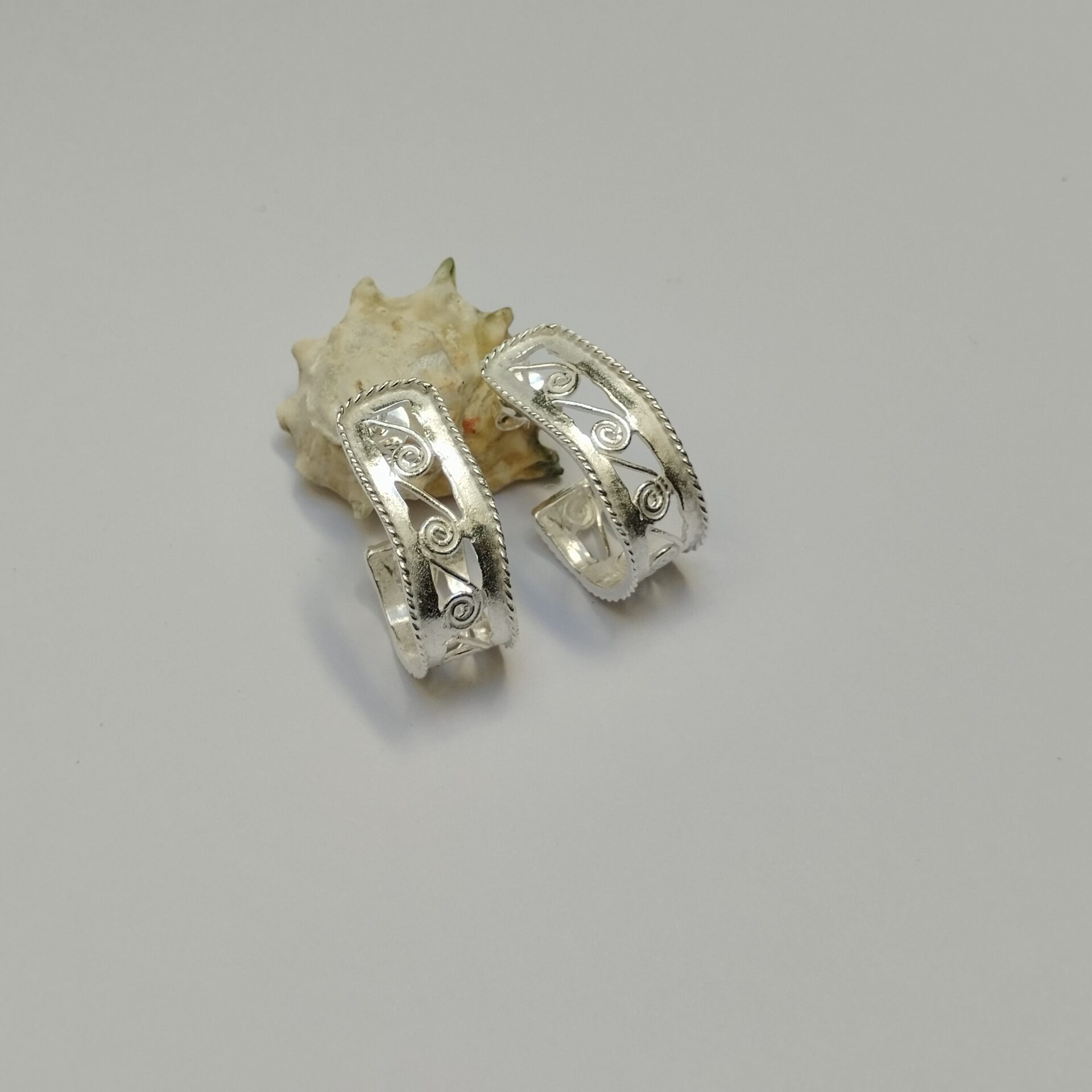 Pendientes Etrusca espiral