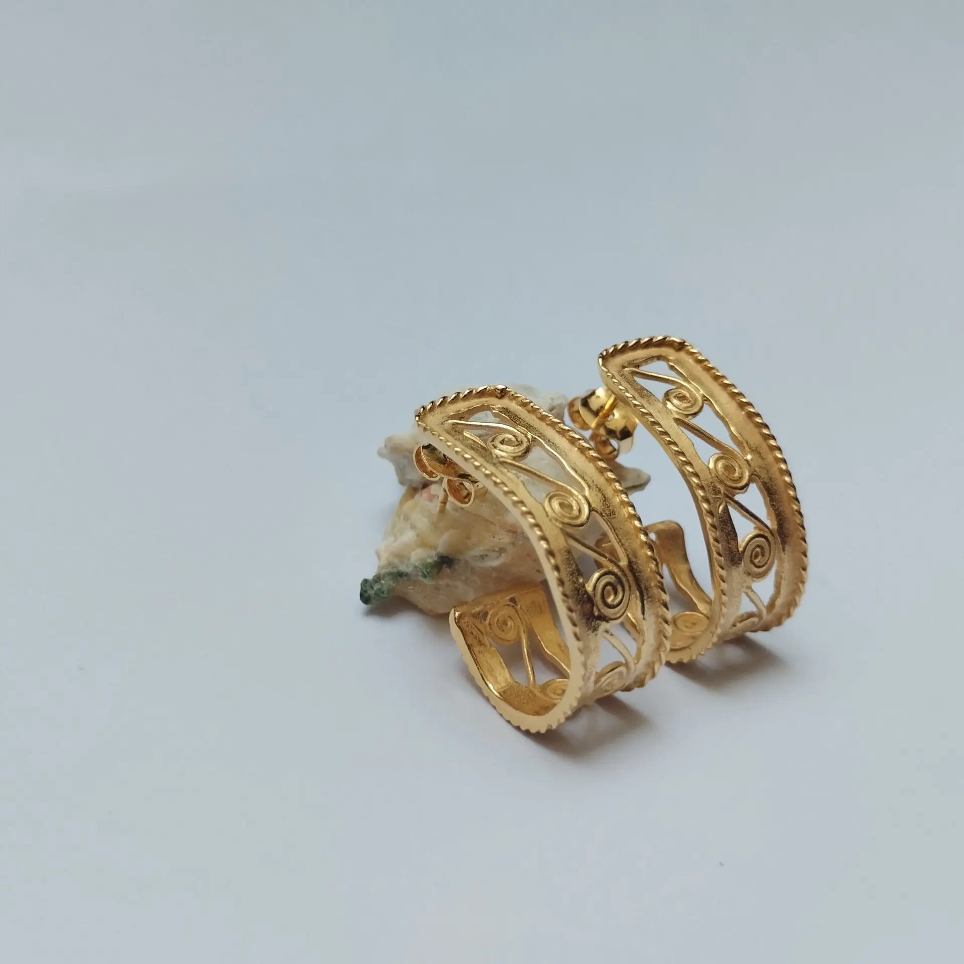 Pendientes Etrusca espiral