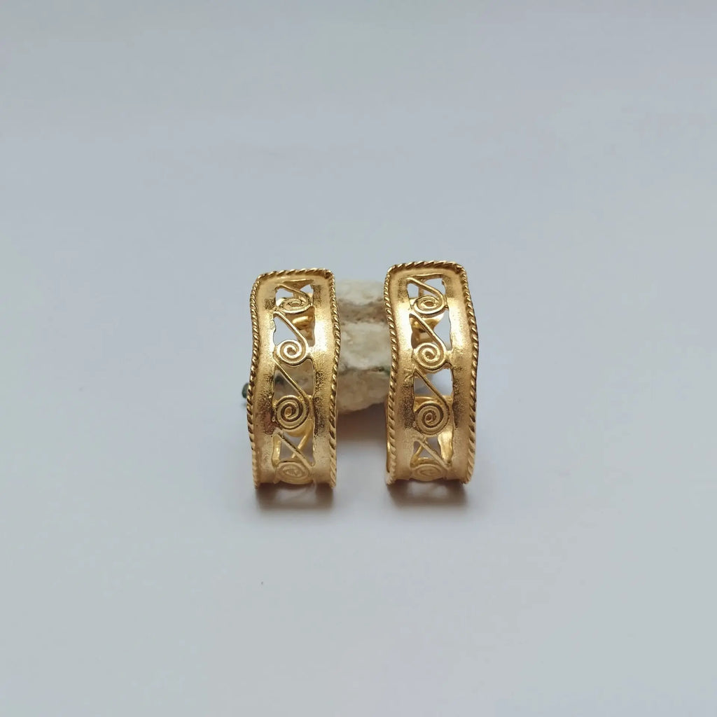Pendientes Etrusca espiral