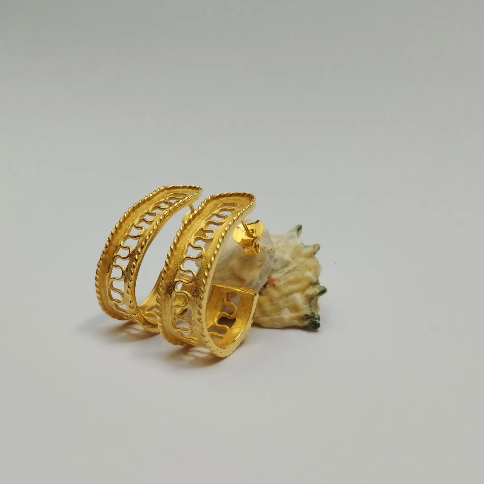 Pendientes Etrusca zigzag