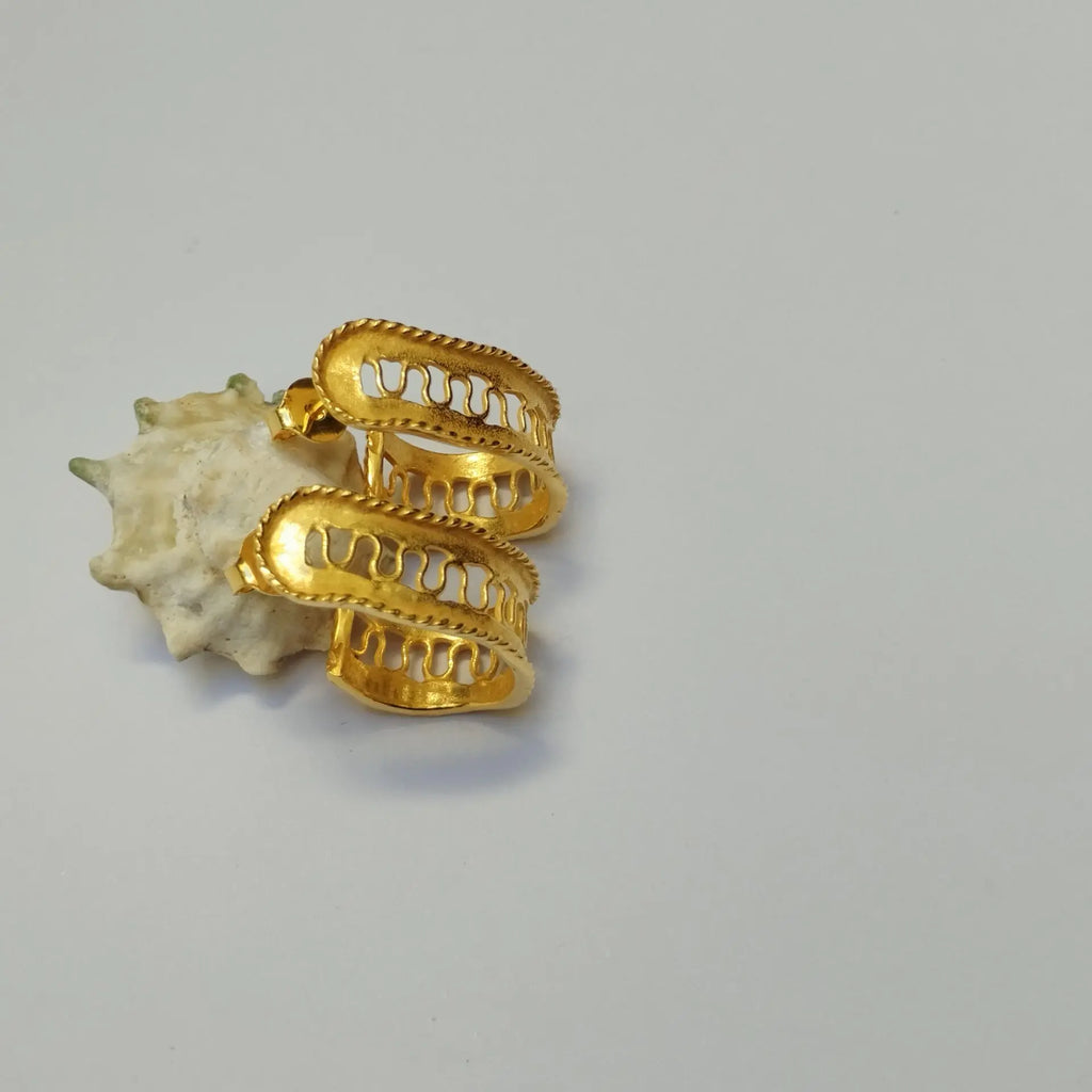 Pendientes Etrusca zigzag
