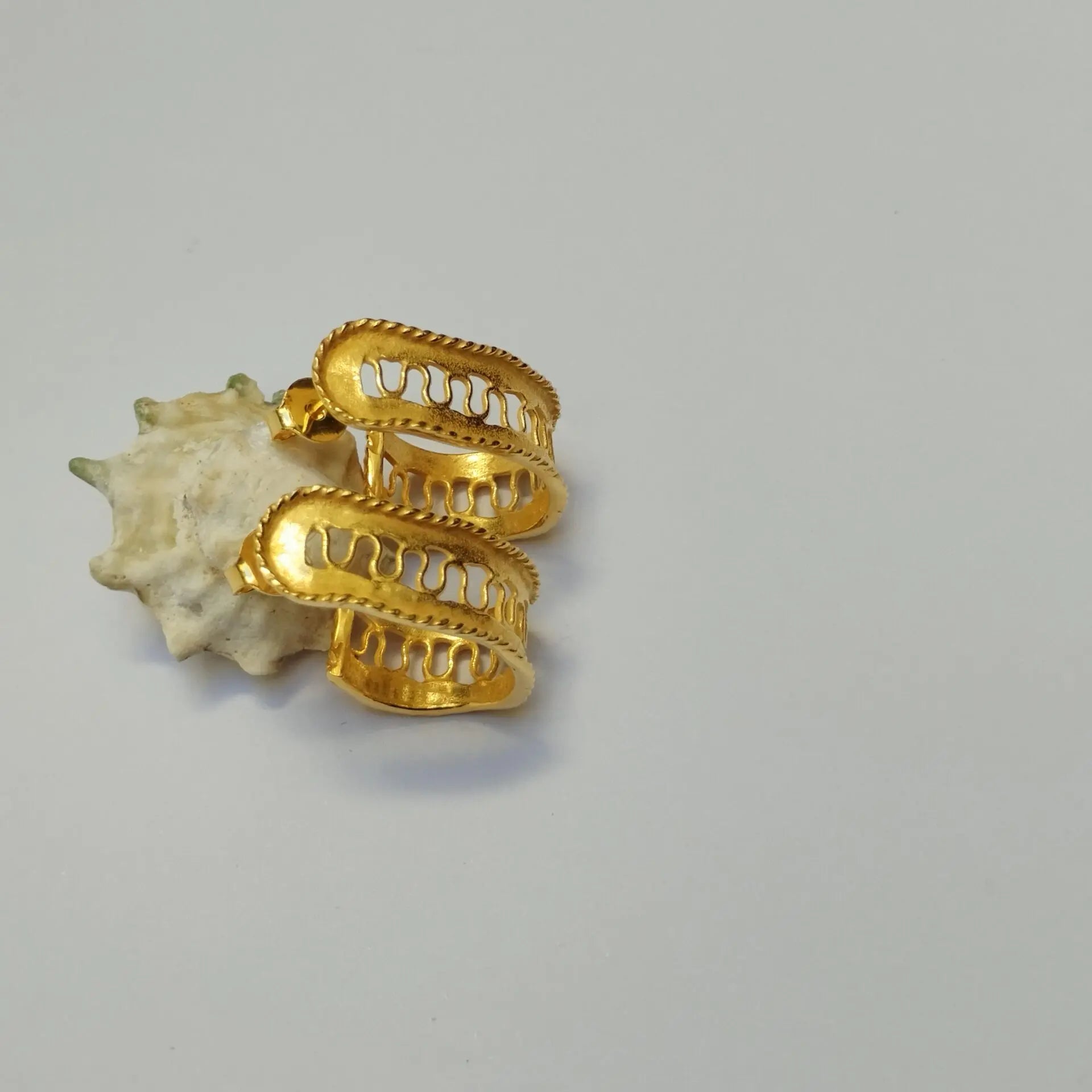 Pendientes Etrusca zigzag