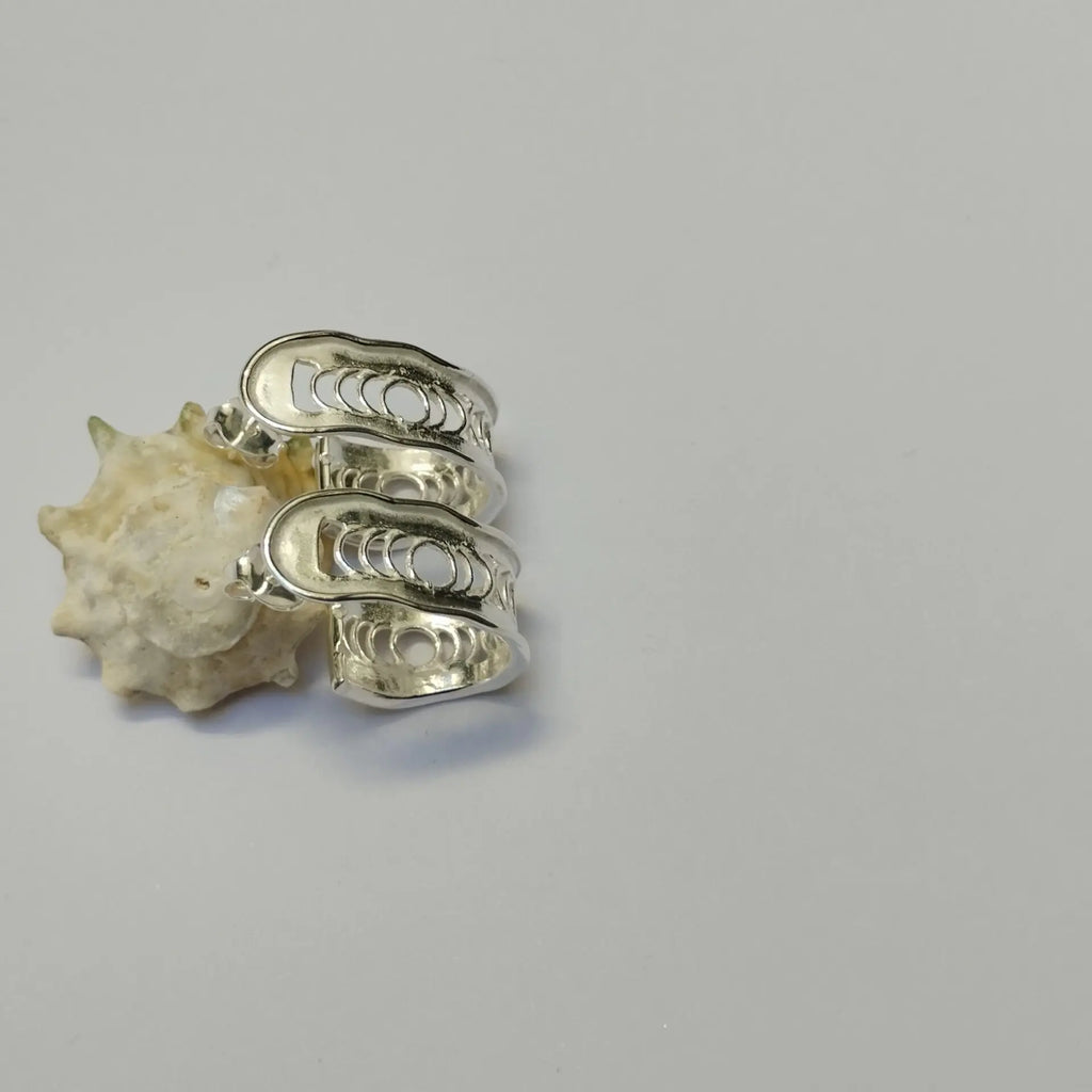 Pendientes Etrusca ondas