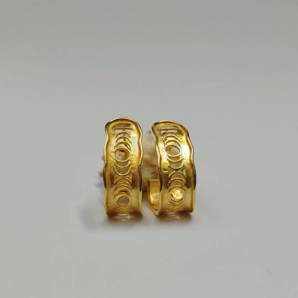 Pendientes Etrusca ondas