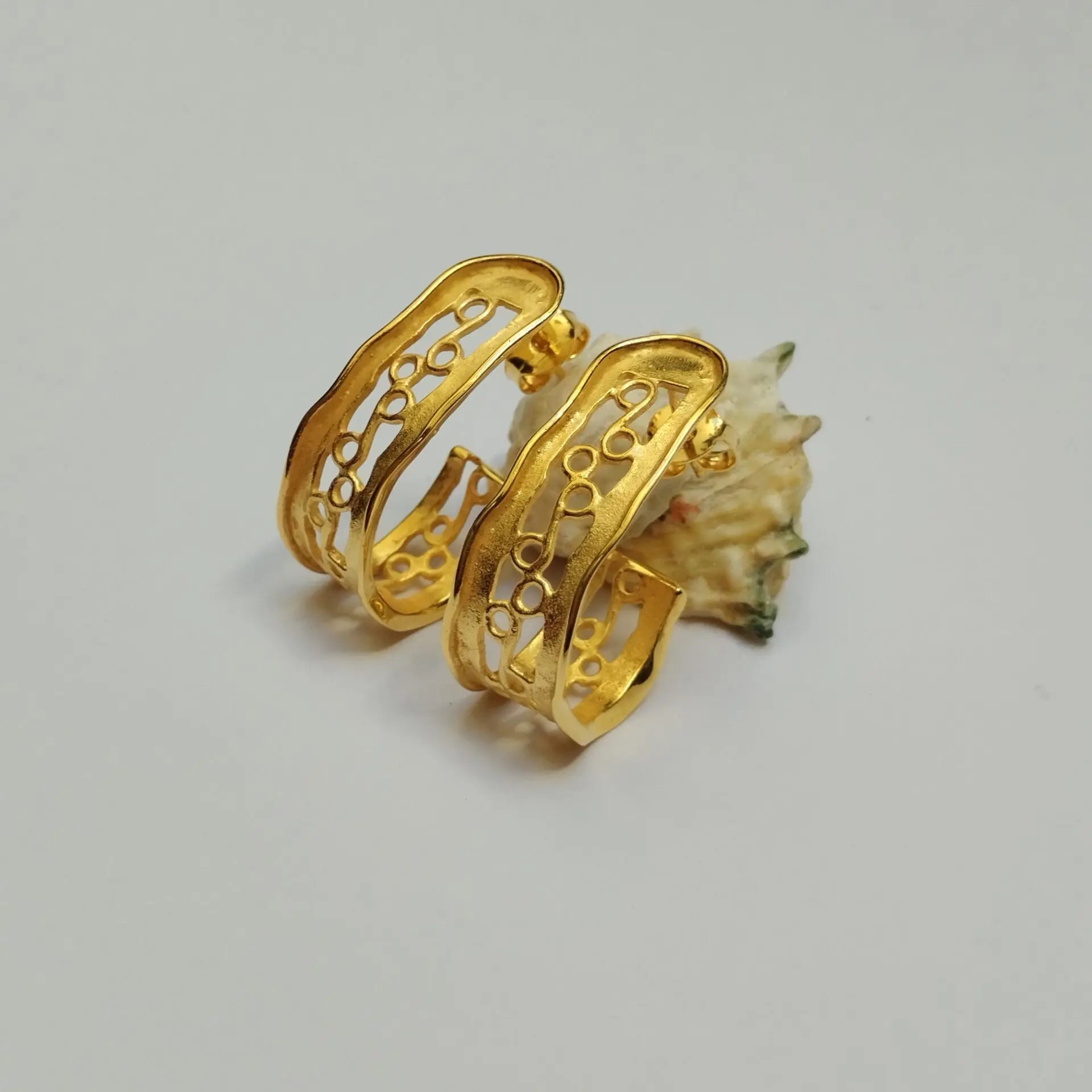 Pendientes Etrusca círculos